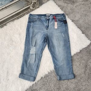 Molly & Isadora Boyfriend Jeans. Size 24. New.